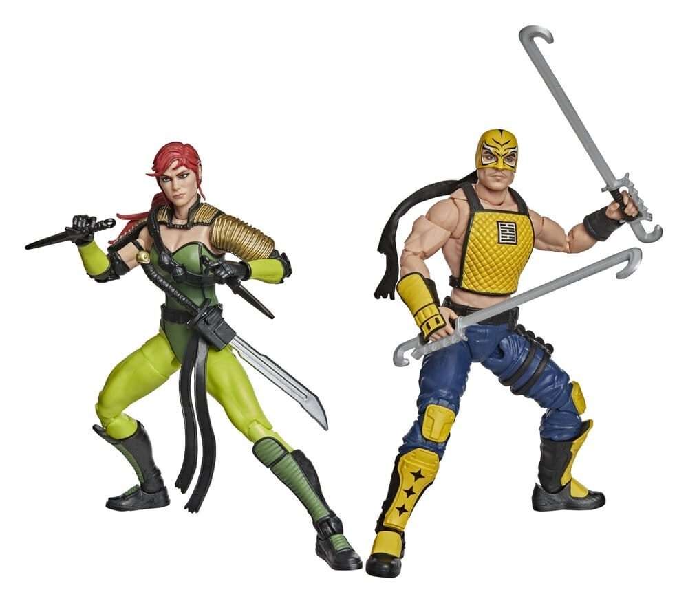 G.I. Joe Classified Series Action Figure 2-Pack -212 Ninja Force Scarlett & T'Jbang 15 Cm Hasbro