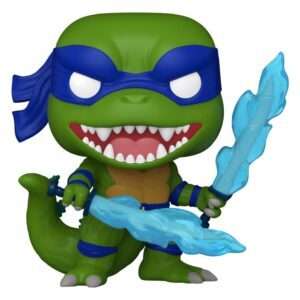 Godzilla X Turtles Pop! Animation Vinile Figura Leonardo X Godzilla 9 Cm Funko