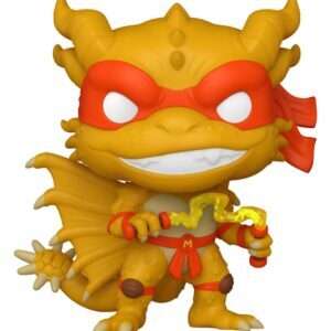 Godzilla X Turtles Pop! Animation Vinile Figura Michelangelo X Ghidorah 9 Cm Funko