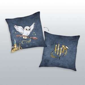 Harry Potter Cuscino Logo & Hedwig 40 X 40 Cm Herding