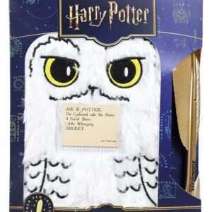 Harry Potter Plush Notebook Set With Pen Hedwig Magical Locations Thumbs Up