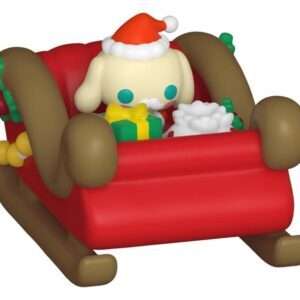 Hello Kitty Bitty POP! Rides Vinyl Figure Holiday- Sleigh With CMRL 2 Cm Funko