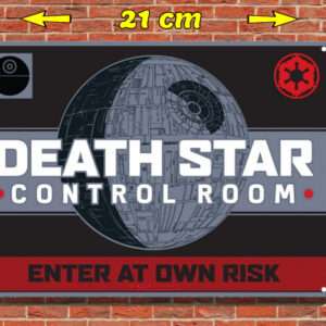 Hmb Star Wars Death Star Tin Sign Placca Da Muro
