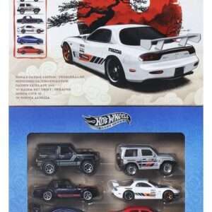 Hot Wheels Silver Series Die-Cast Vehicle 6-Pack 1/64 Streets Of Japan Mattel