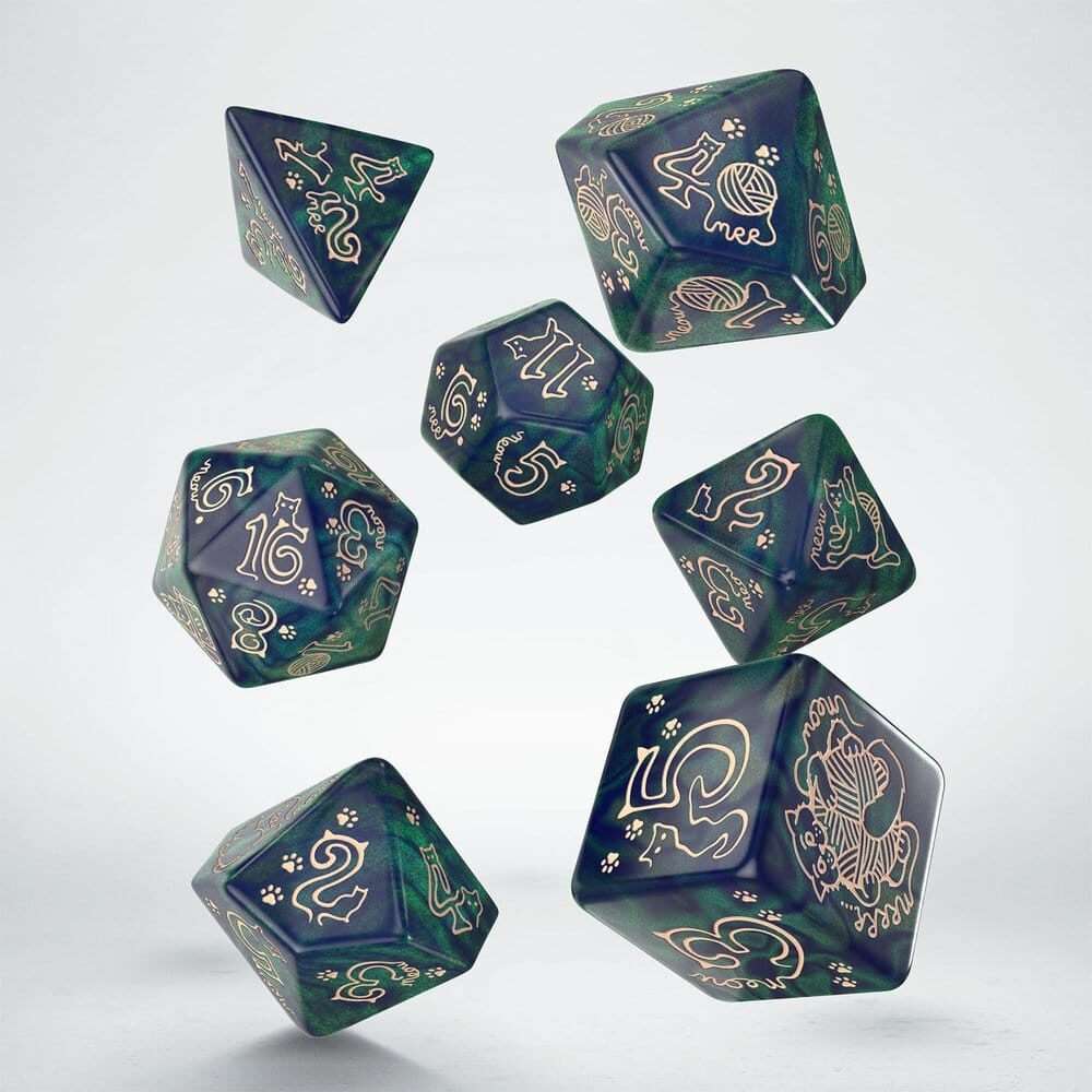 Jumbo Cats Jumbo Dice Set Whiskers Q Workshop