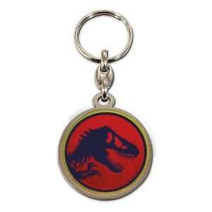 Jurassic Park Metal Portachiavi Logo 7 Cm Sd Toys