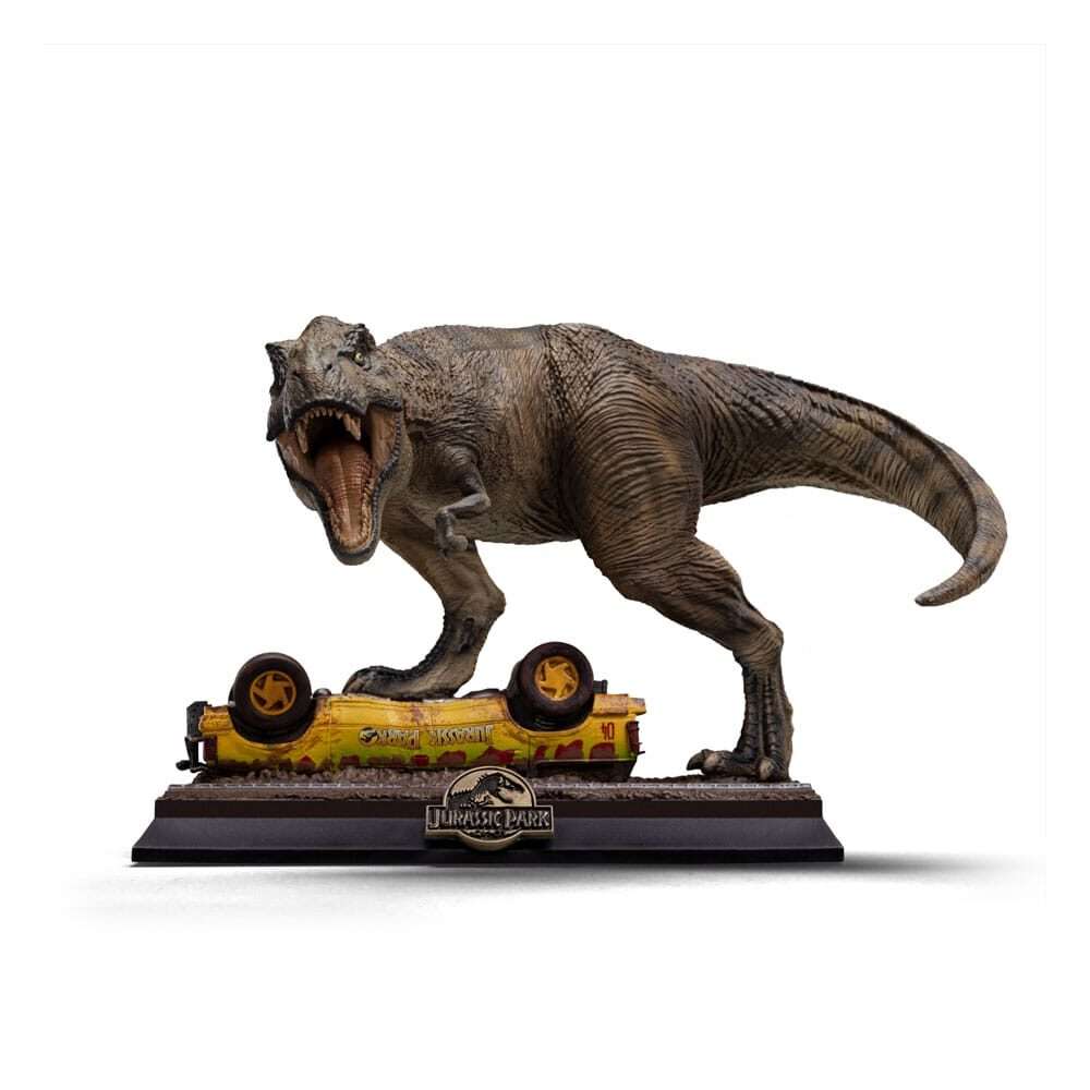 Jurassic Park Mini Co. PVC T-Rex Attack 15 Cm Iron Studios