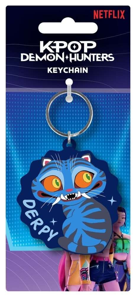 K-pop Demon Hunters Derpy Tiger Pvc Portachiavi Portachiavi Pyramid International