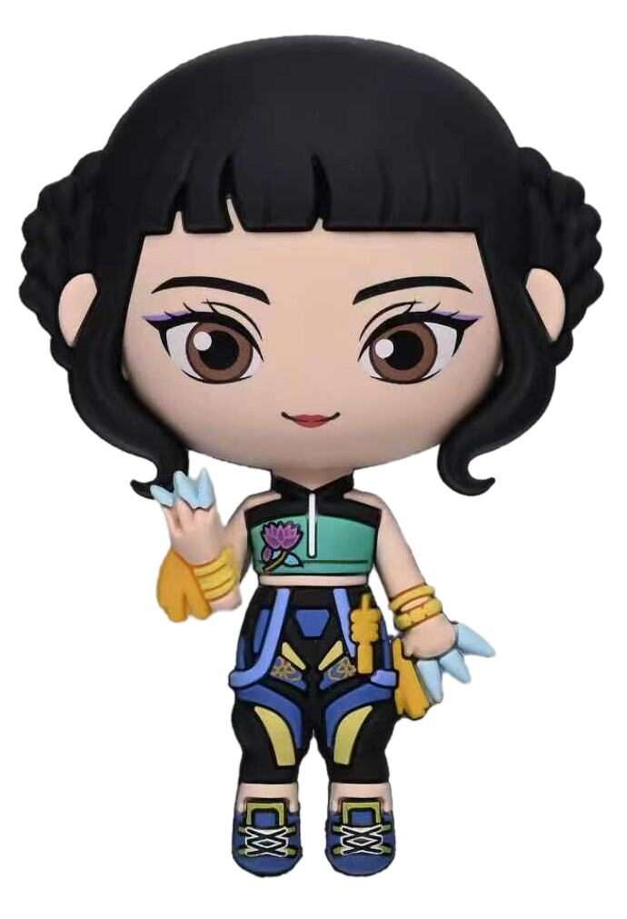 K-POP DEMON HUNTERS ZOEY 3D FOAM MAGNET Magneti MONOGRAM