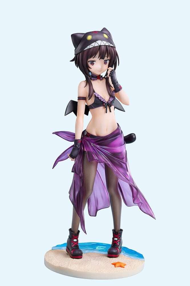 Konosuba: An Explosion On This Wonderful World! Statua 1/7 Megumin Chomusuke Swimsuit Ver. 22 Cm A Dimension