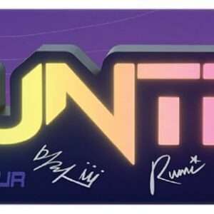 Kpop Demon Hunters Lampada Huntr/x Logo Blue Sky Studios