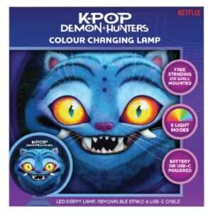 Kpop Demon Hunters Mood Lampada Con Usb-c Derpy 11cm Blue Sky Studios