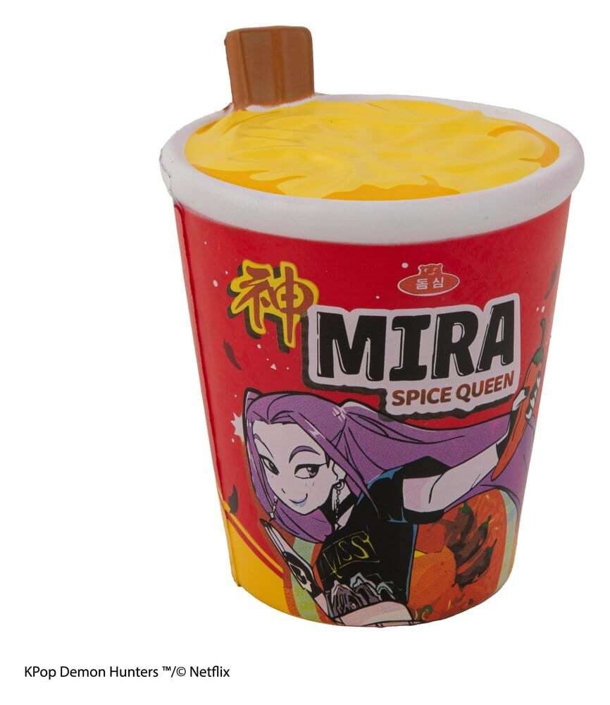 Kpop Demon Hunters Squishy Anti Stress Figura Mira Spice Queen Noodles Cinereplicas