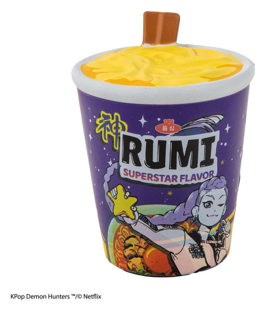 Kpop Demon Hunters Squishy Anti Stress Figura Rumi Superstar Flavor Noodles Cinereplicas