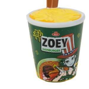 Kpop Demon Hunters Squishy Anti Stress Figura Zoey Hamburger Noodles Cinereplicas