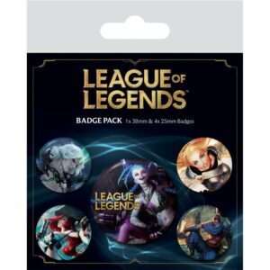 LEAGUE OF LEGENDS CHAMPIONS BADGE PACK Badge Pack PYRAMID INTERNATIONAL