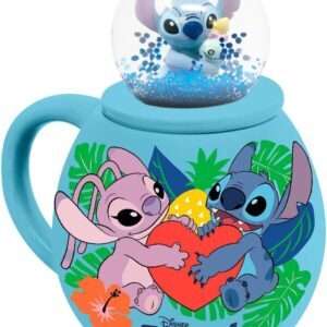 LILO & STITCH LOVE SNOWGLOBE MUG Tazza PYRAMID EUROPE