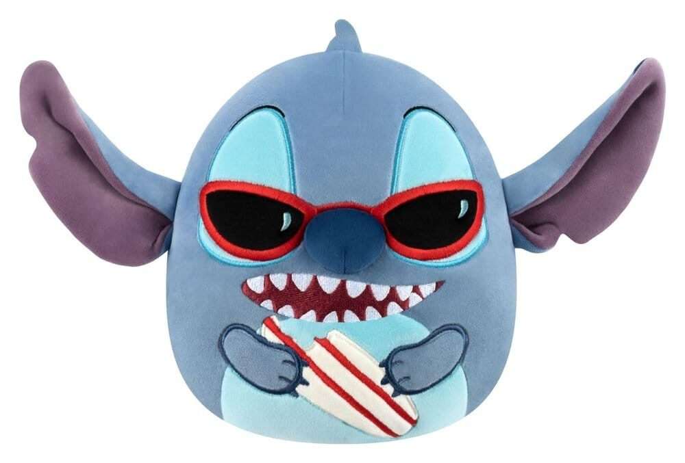 Lilo & Stitch Squishmallow Plush Figure Stitch With Surfboard 20 Cm Jazwares