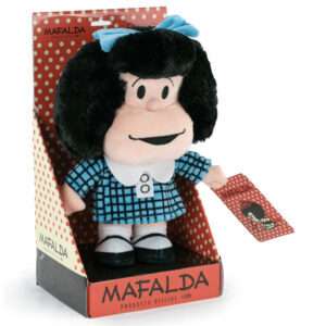 Mafalda Blue Dress plush toy 28cm Barrado