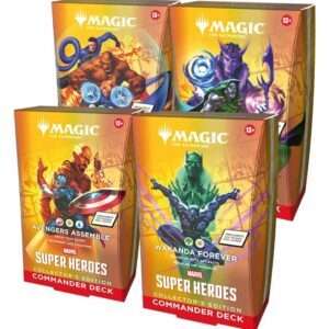 Magic The Gathering Marvel Super Heroes Collector's Edition Commander Decks Case English Wizards of the Coast