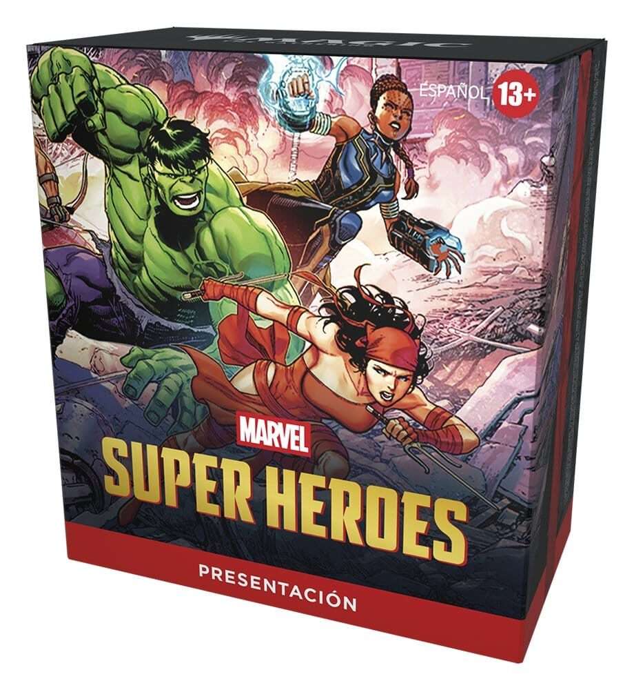 Magic The Gathering Marvel Super Heroes Prerelease Packs Case Spanish Wizards of the Coast