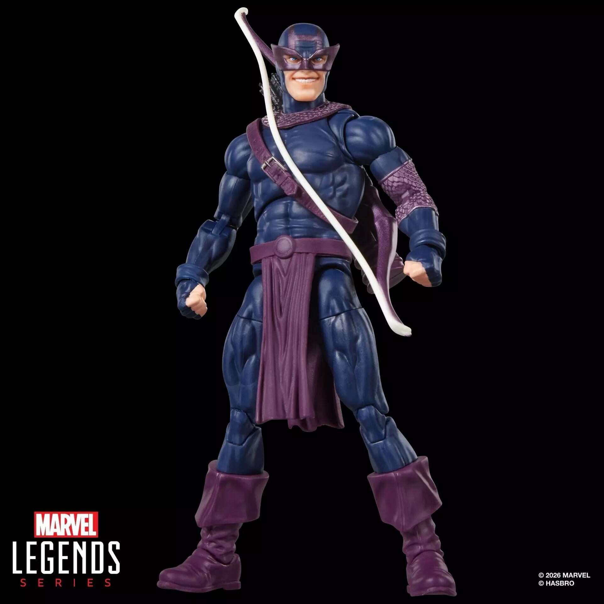 Marvel Legends Buildable Figura Series Box Dark Avengers Hawkeye Action Figura Action Figura Hasbro