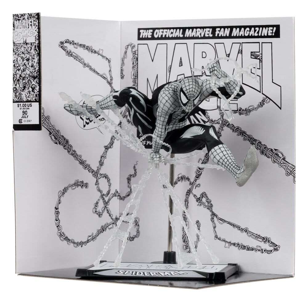 Marvel PVC Statue 1/10 Spider-Man (Marvel Age -90) (Line Art) 18 Cm McFarlane Toys
