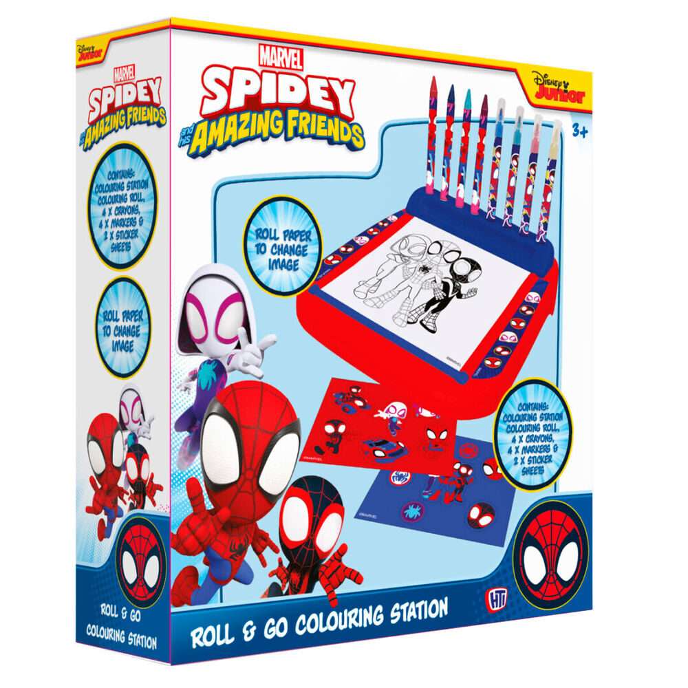 Marvel Spidey roll & go colouring station Cyp Brands