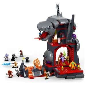 Masters Of The Universe Mattel Brick Shop Construction Set Snake Mountain Mattel