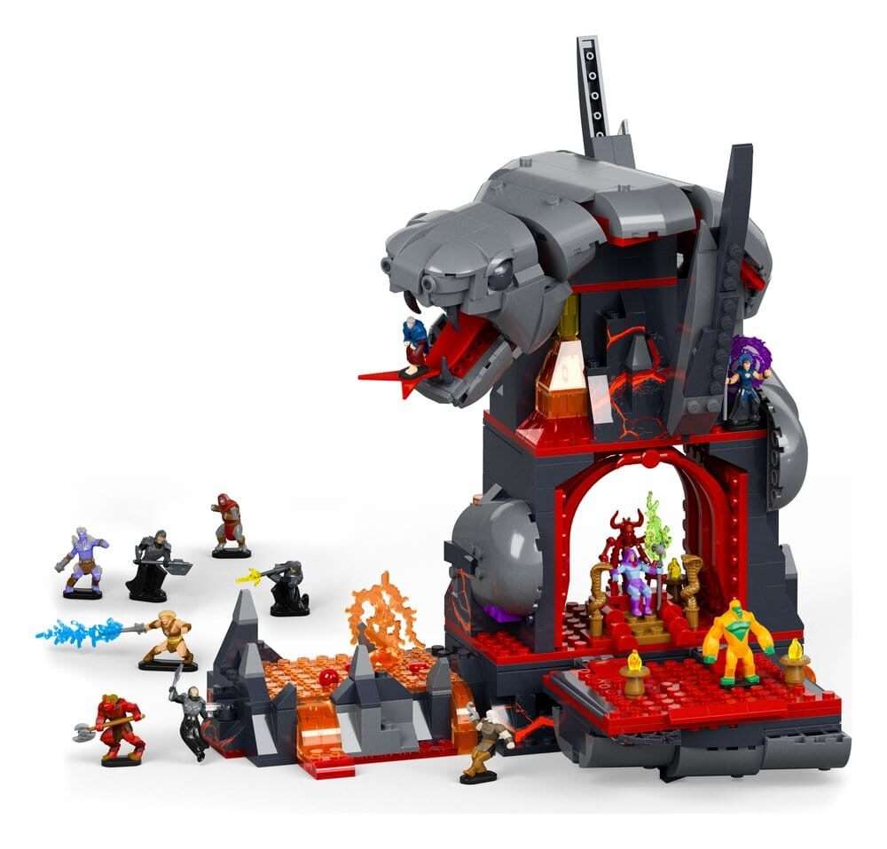 Masters Of The Universe Mattel Brick Shop Construction Set Snake Mountain Mattel