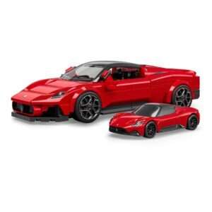 Mattel Brick Shop Hot Wheels Speed Series Building Set 1/32 Maserati MC20 Mattel