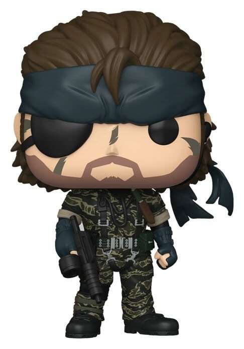 Metal Gear Pop! Games Vinile Figura Metal Gear Solid 3- Big Boss Heo Esclusiva 9 Cm Funko