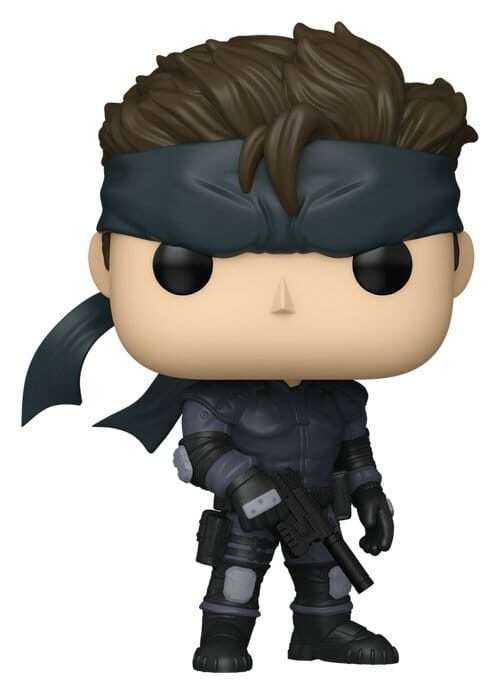 Metal Gear Solid Pop! Games Vinile Figura Solid Snake 9 Cm Funko