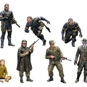 Metal Gear Solid V Plastica Model Kit 1/35 Metal Gear Solid Ground Zero Set 5 Cm Kotobukiya