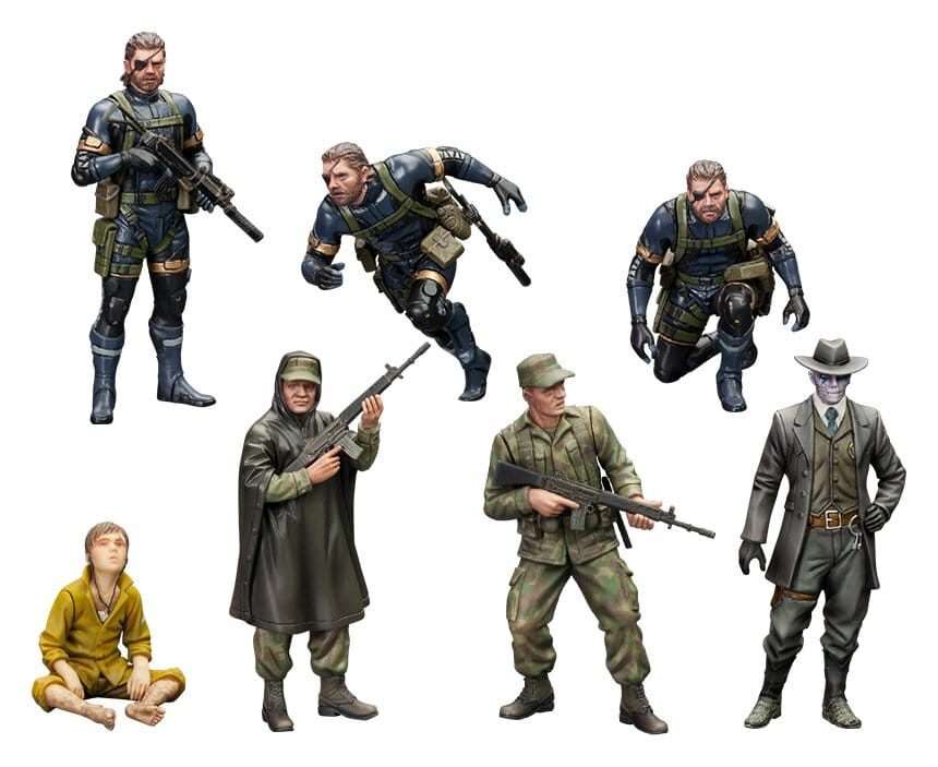 Metal Gear Solid V Plastica Model Kit 1/35 Metal Gear Solid Ground Zero Set 5 Cm Kotobukiya