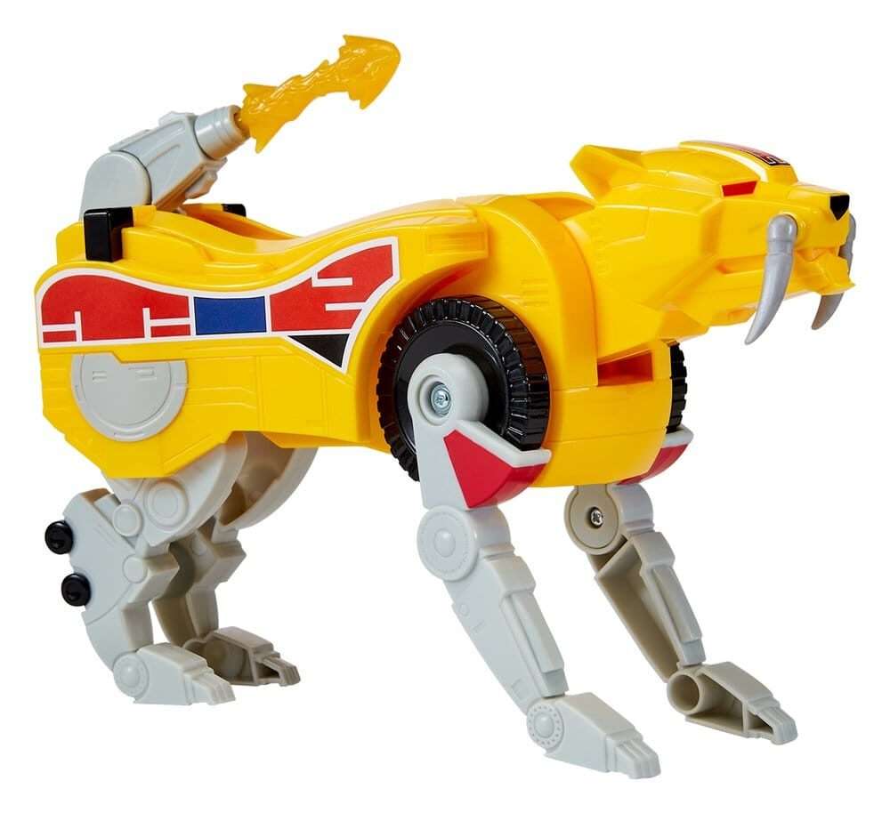 Mighty Morphin Power Rangers Combinable Dinozord Action Figura Sabertooth Tiger 20 Cm Playmates