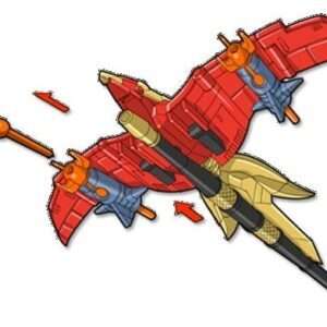 Mighty Morphin Power Rangers Thunderzord Action Figura Firebird Playmates