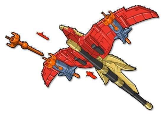 Mighty Morphin Power Rangers Thunderzord Action Figura Firebird Playmates