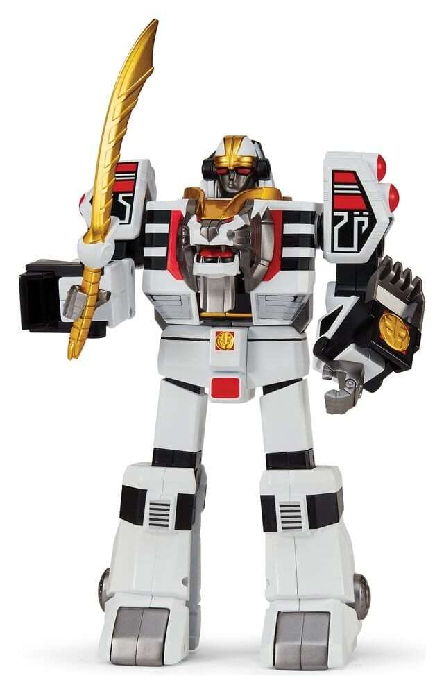 Mighty Morphin Power Rangers White Tigerzord Action Figura 25 Cm Playmates
