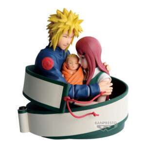 Minato, Naruto & Kushina figure 13cm Banpresto