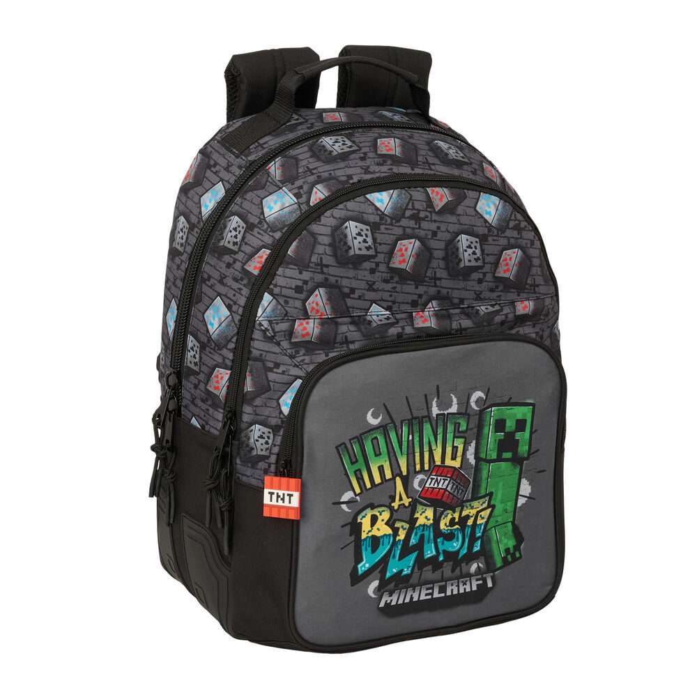 Minecraft Graffiti adaptable backpack 42cm Safta