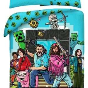 Minecraft Movie Duvet Set Ver. 2 140 X 200 Cm / 70 X 90 Cm Halantex
