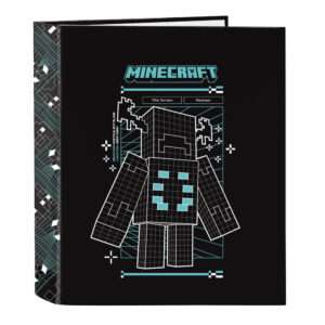 Minecraft Screen A4 cardboard 4 rings binder Safta