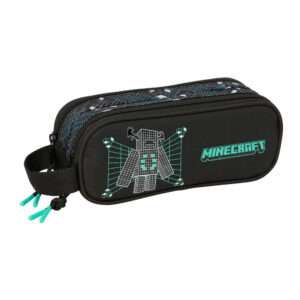 Minecraft Screen double pencil case Safta