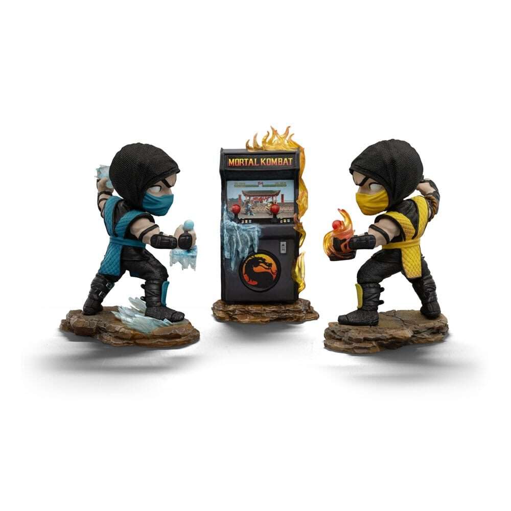 Mortal Kombat MiniCo Statua Scorpion Vs Subzero Arcade Set 15 Cm Iron Studios