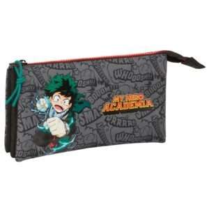 My Hero Academia triple pencil case Safta