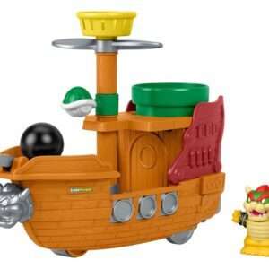 My Mario Little People Playset Bowser's Airship Mattel