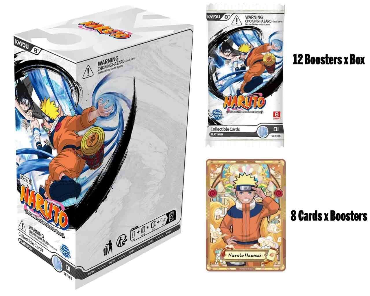 Naruto - Heaven Scroll - Smriti Collectible Cards Booster Box (12) Carte Da Gioco - Kayou