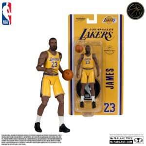 NBA 6INCH ARTICULATED FIGURES WV1 LEBRON JAMES (LOS ANGELES LAKERS) Action Figure McFARLANE TOYS 25