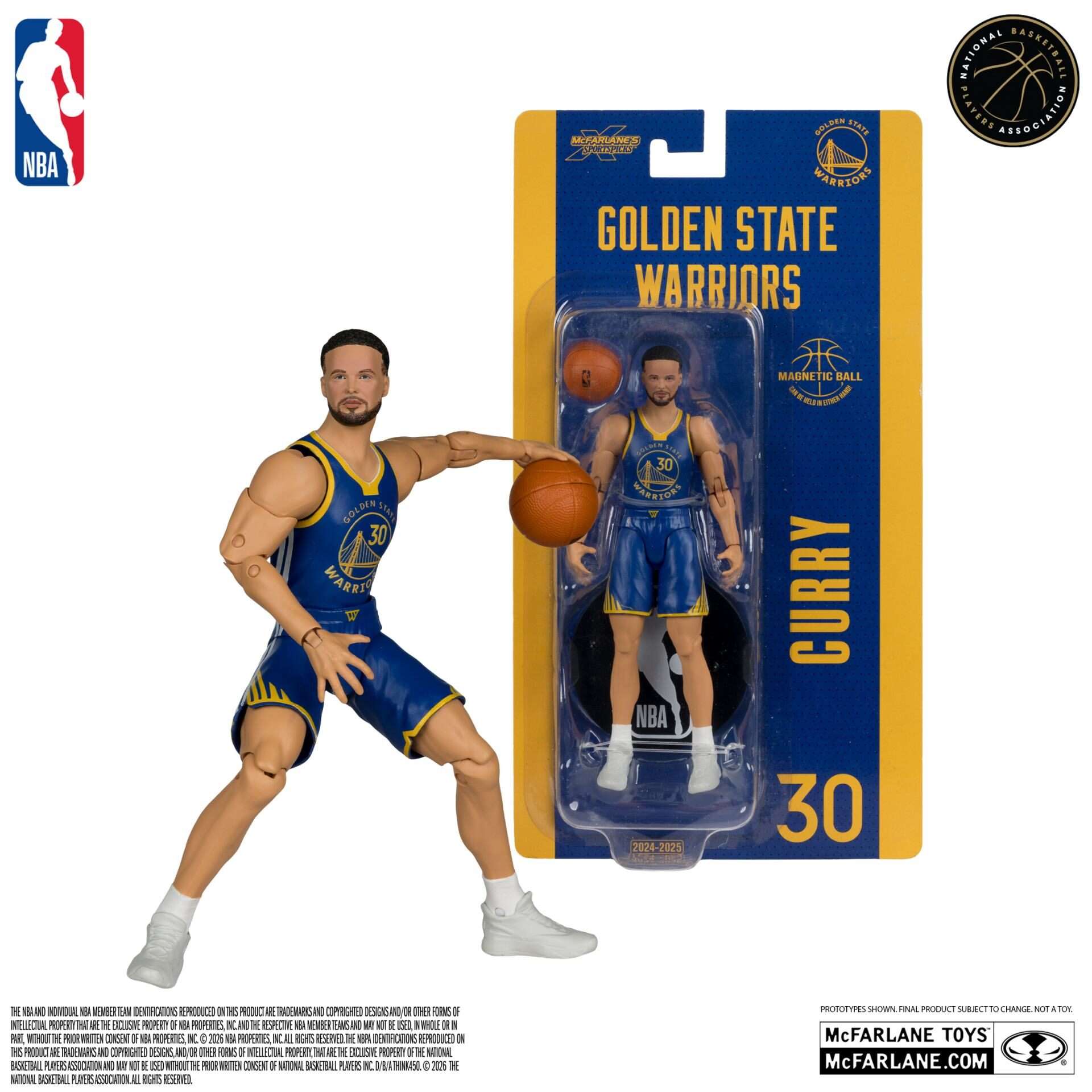 NBA 6INCH ARTICULATED FIGURES WV1 STEPHEN CURRY (GOLDEN STATE WARRIORS) Action Figure McFARLANE TOYS 25